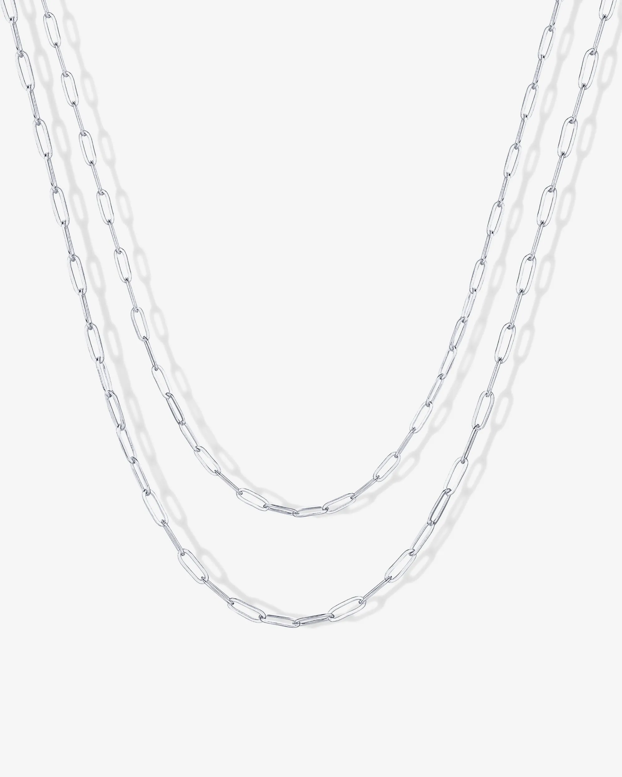 Layered Paperclip Necklace