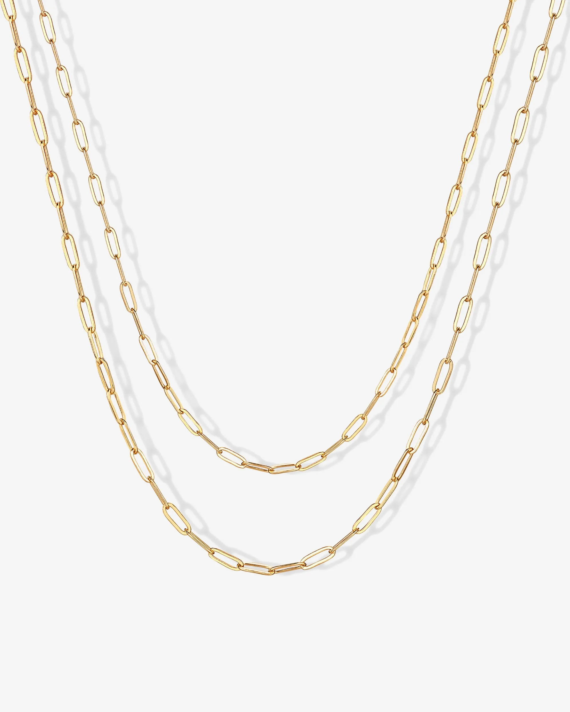 Layered Paperclip Necklace