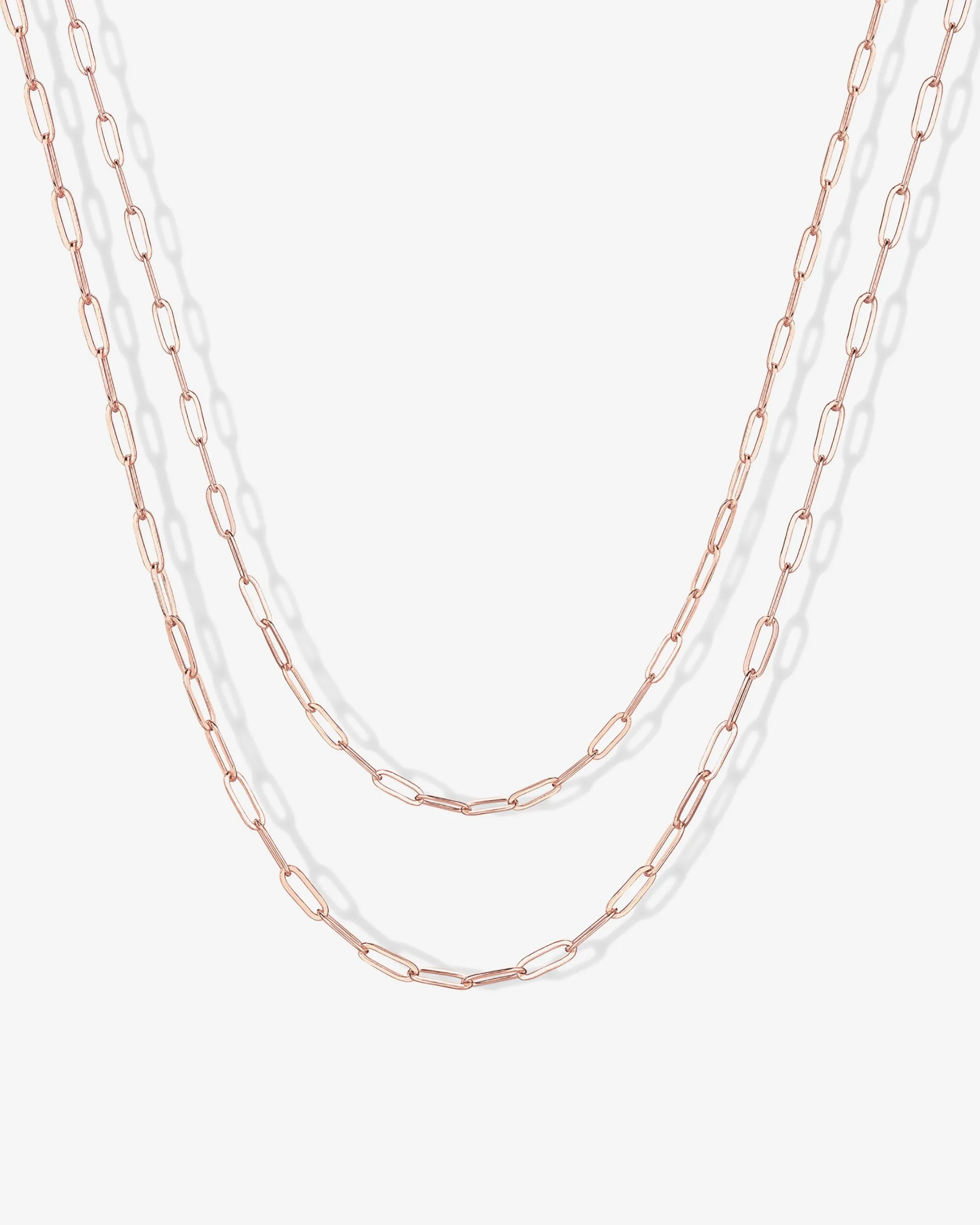 Layered Paperclip Necklace