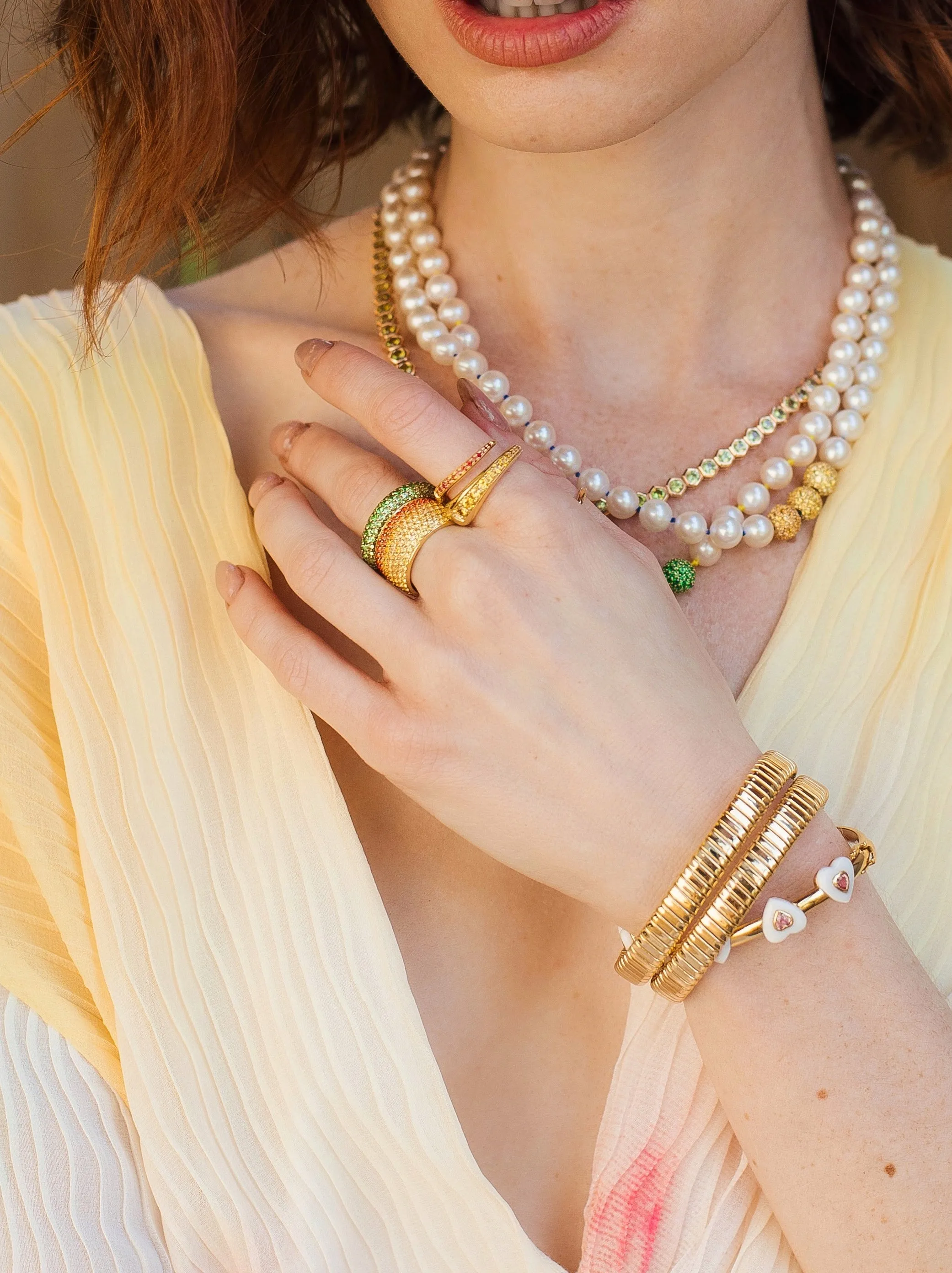 Layering Pearls (EXCLUSIVE)