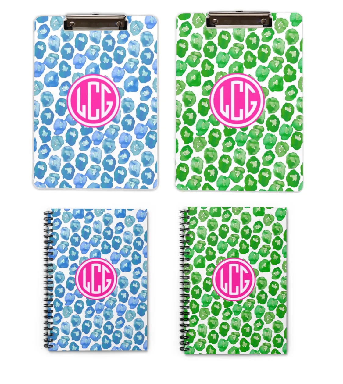 Leaping Leopard-green Clipboard