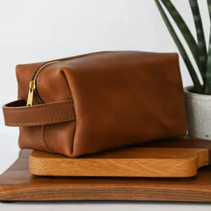 Leather Dopp Kit