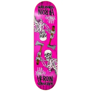 Lee Yankou Axe Skeletons Symmetric Deck 8.25"