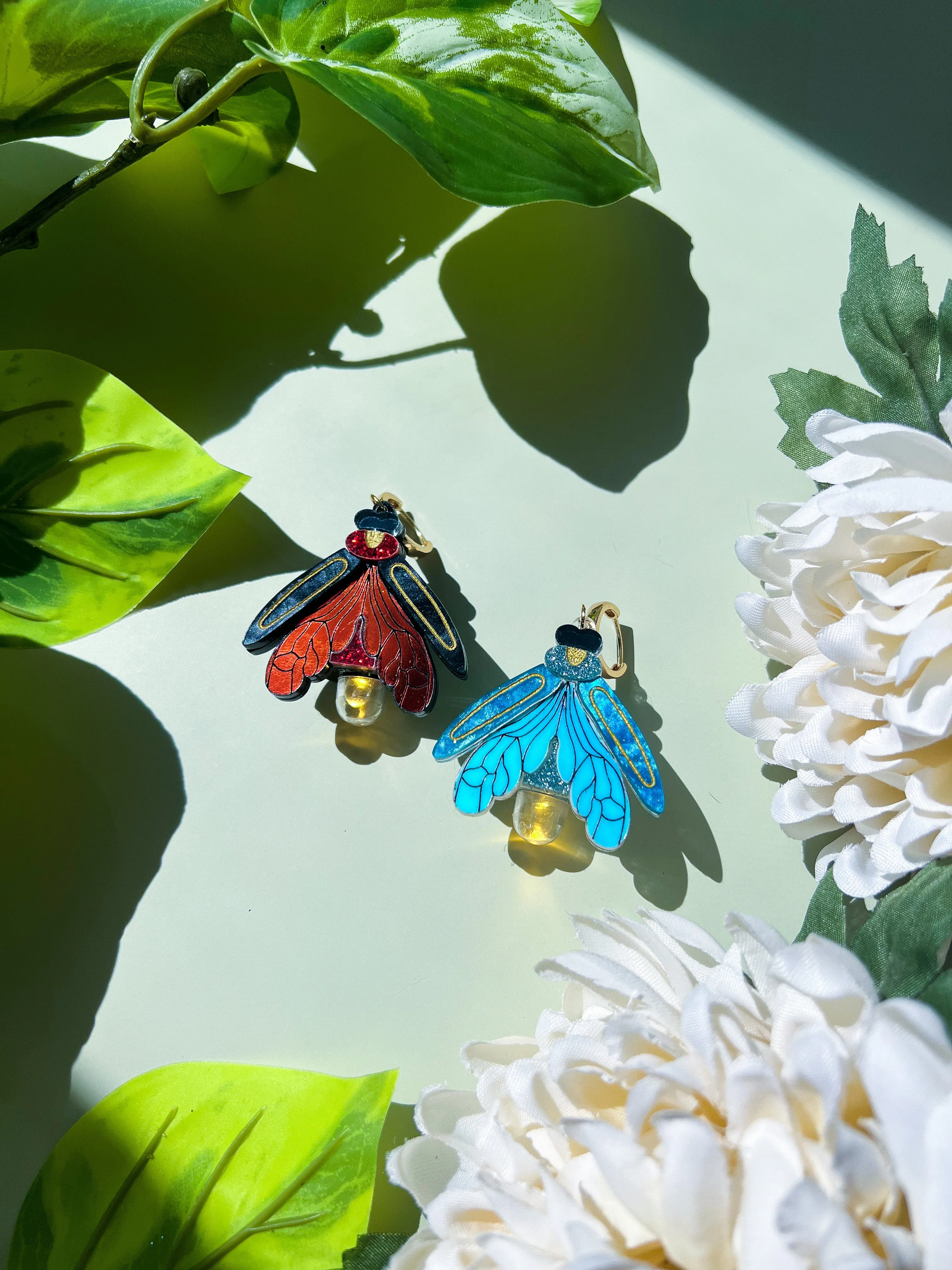 Light-Up Firefly Earrings