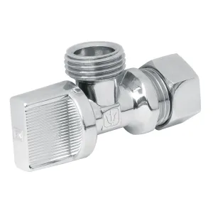 Llave angular 1/2' x 1/2', 1/4 de vuelta, barrilito, Foset 48285