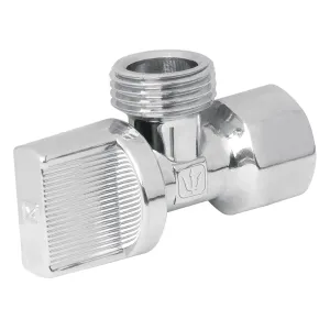 Llave angular 1/2' x 1/2', 1/4 de vuelta, blíster, Foset 46299