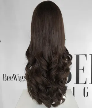 Long Layered Lace Top Wig