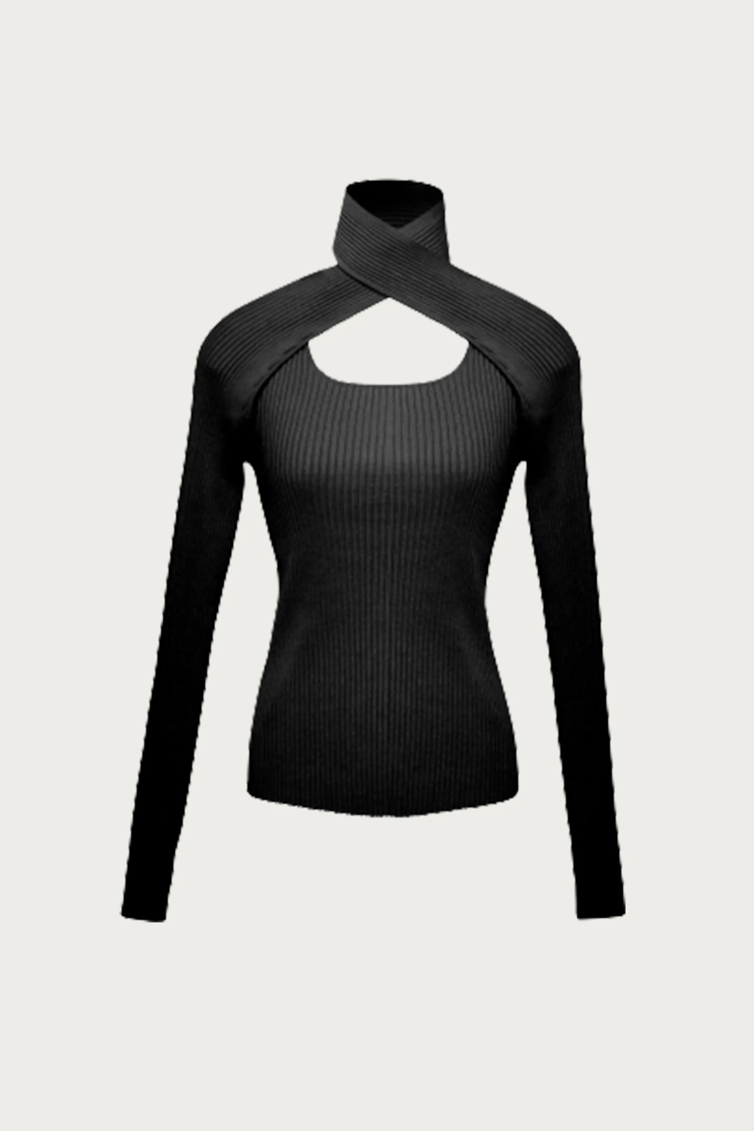 LOOP LAYERED KNIT TOP