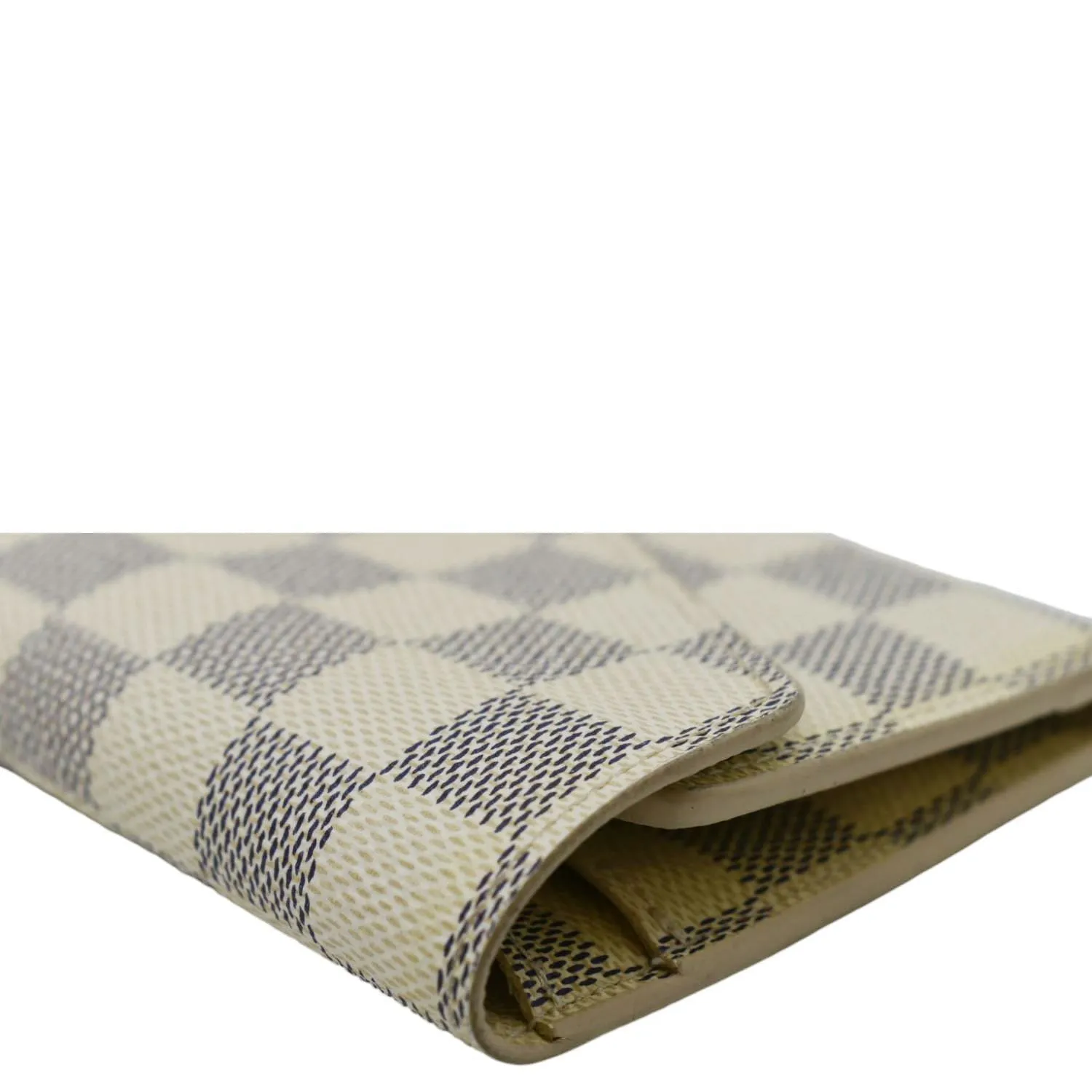 LOUIS VUITTON Josephine  Damier Azur Wallet White