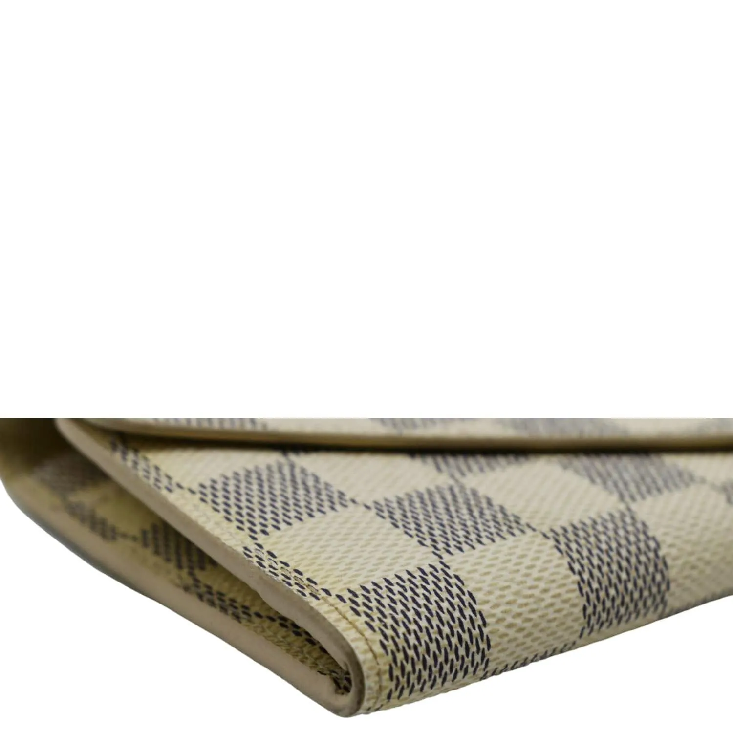 LOUIS VUITTON Josephine  Damier Azur Wallet White