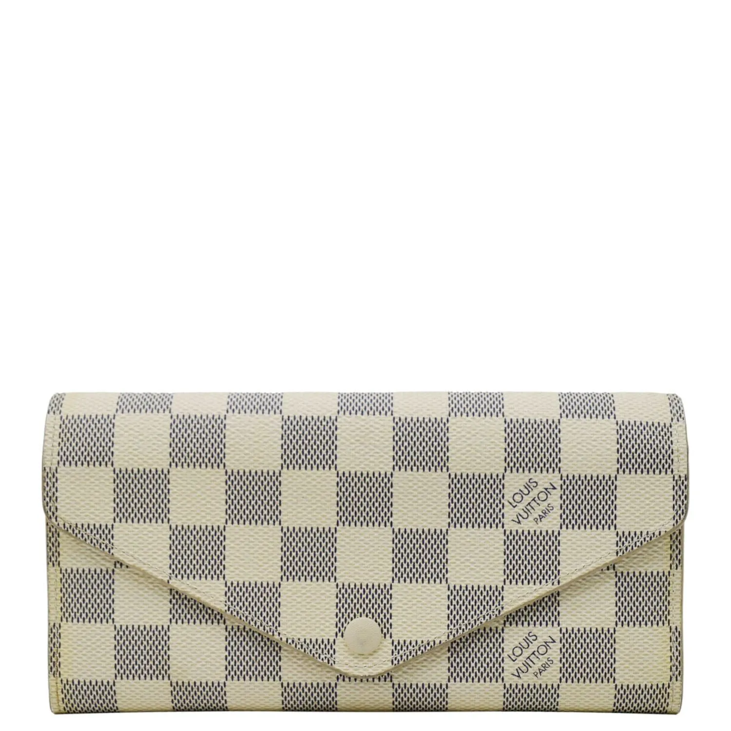 LOUIS VUITTON Josephine  Damier Azur Wallet White