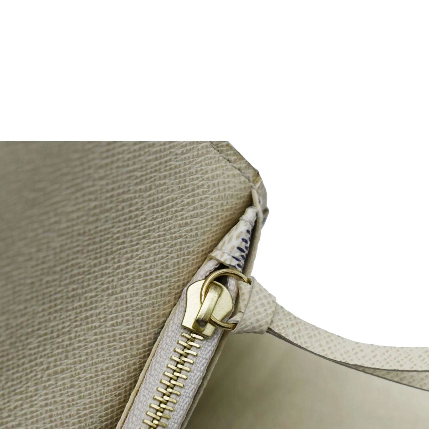LOUIS VUITTON Josephine  Damier Azur Wallet White