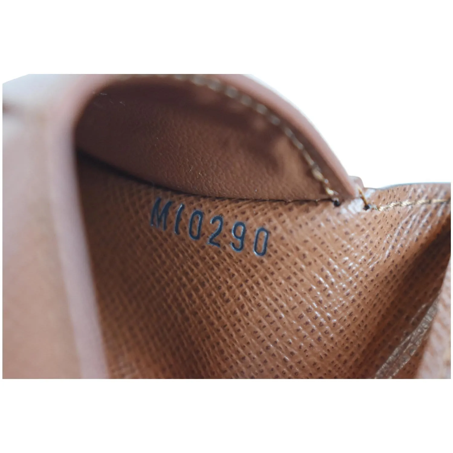 LOUIS VUITTON Pocket Organizer Monogram Canvas Wallet Brown