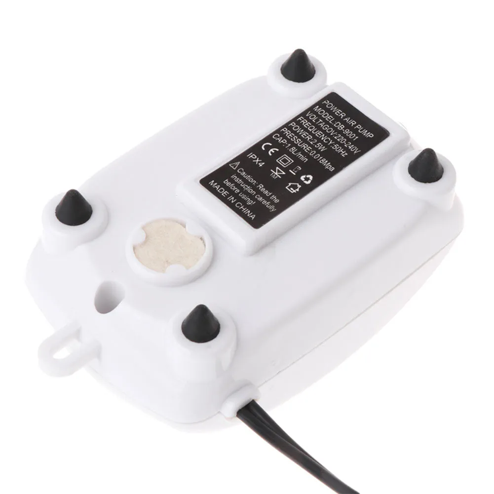 Low Noise Efficient Aquarium Oxygen Pump for Fish Tank  US standard 110v flat plug