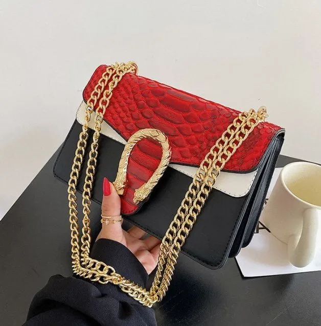 Luxury Alligator Chains Handbags
