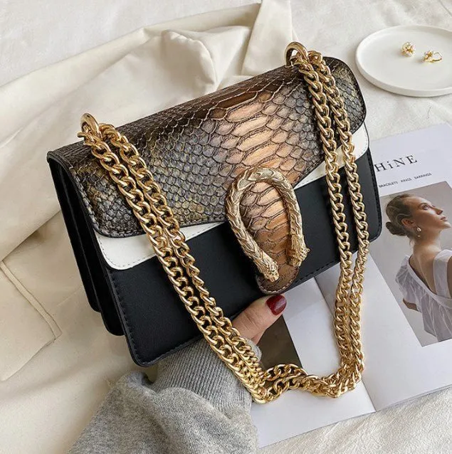 Luxury Alligator Chains Handbags