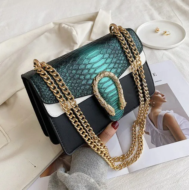 Luxury Alligator Chains Handbags