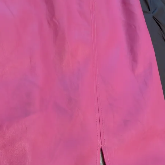 Maeve Faux Leather Midi Skirt