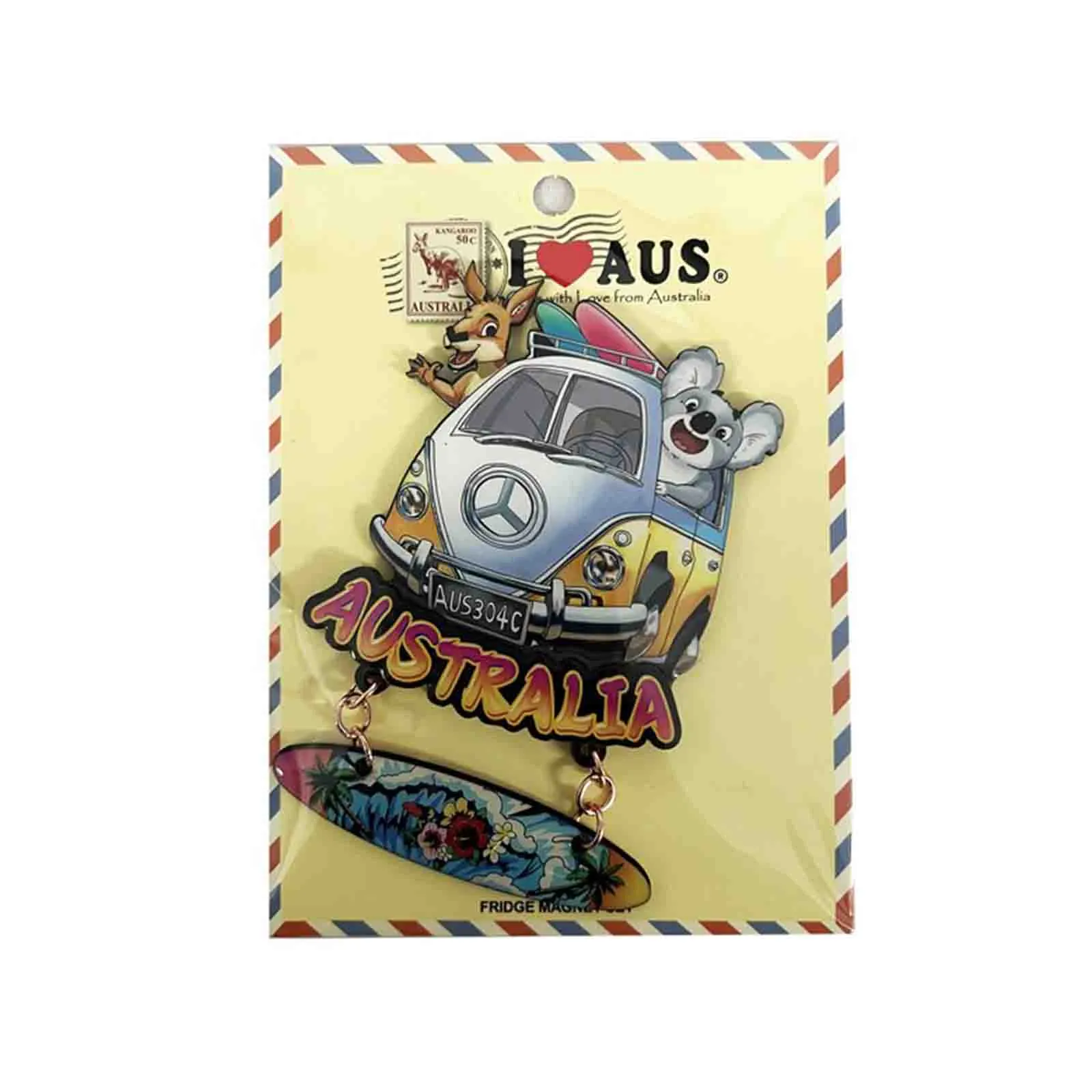 Magnet MDF Kombi Van Surf