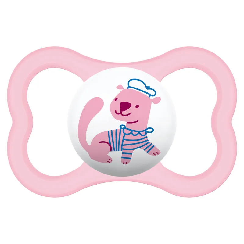 MAM Air Soother Pink 6m  2Pk