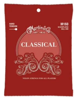 Martin M160 Classical Guitar Set Hard Tension (Ball End)