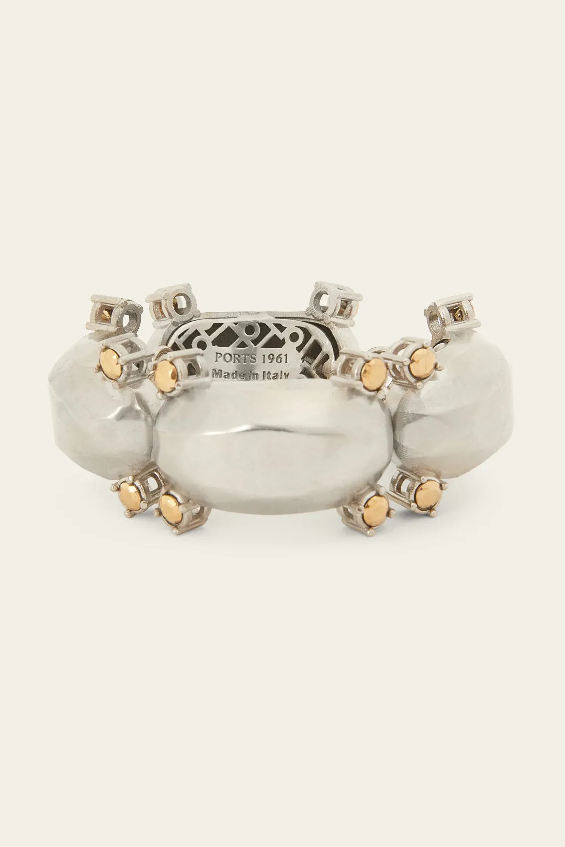 MAXI METAL DOUBLE STUD RING