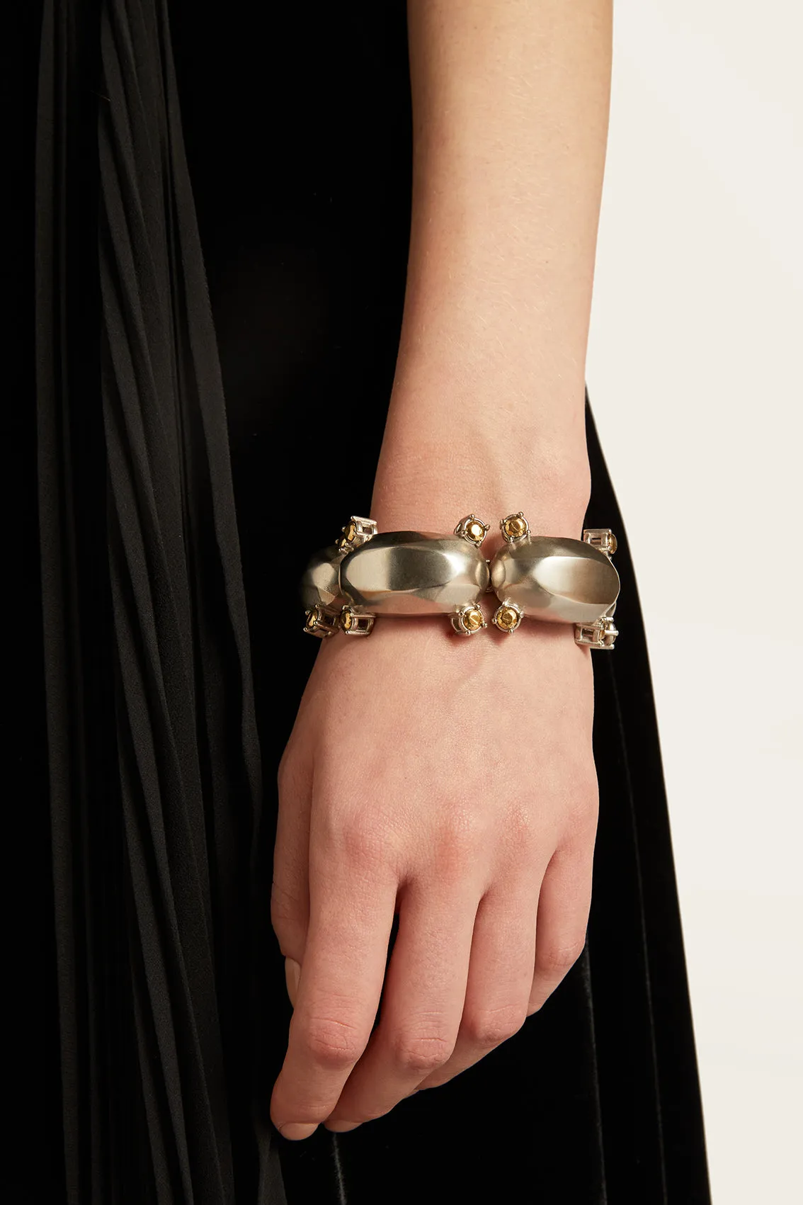 MAXI METAL DOUBLE STUD RING