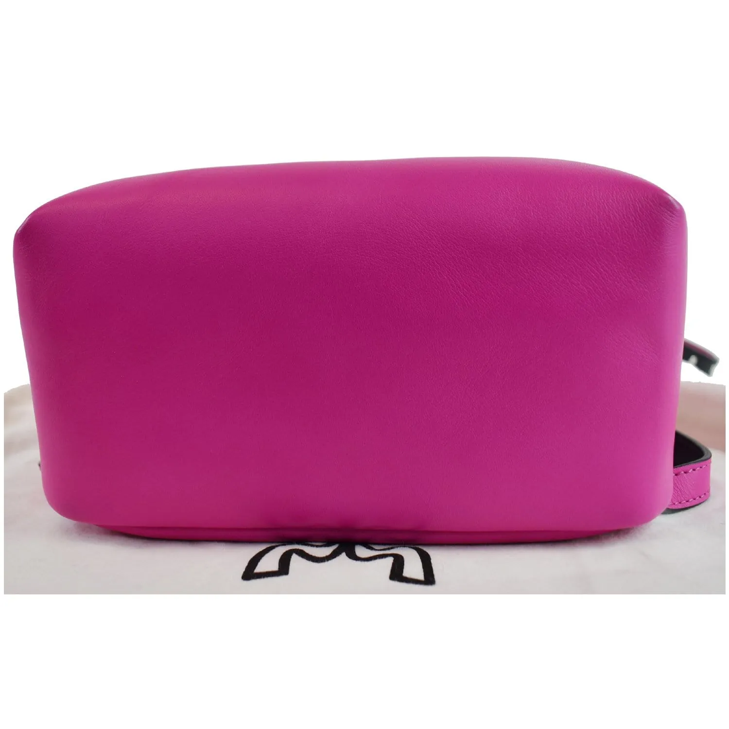 MCM Mini Duchess Polke Studs Calfskin Leather Backpack Electric Pink