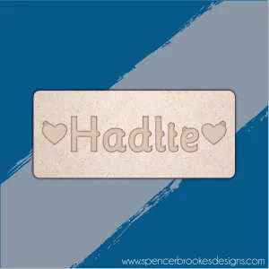MDF Name Puzzle with Shapes