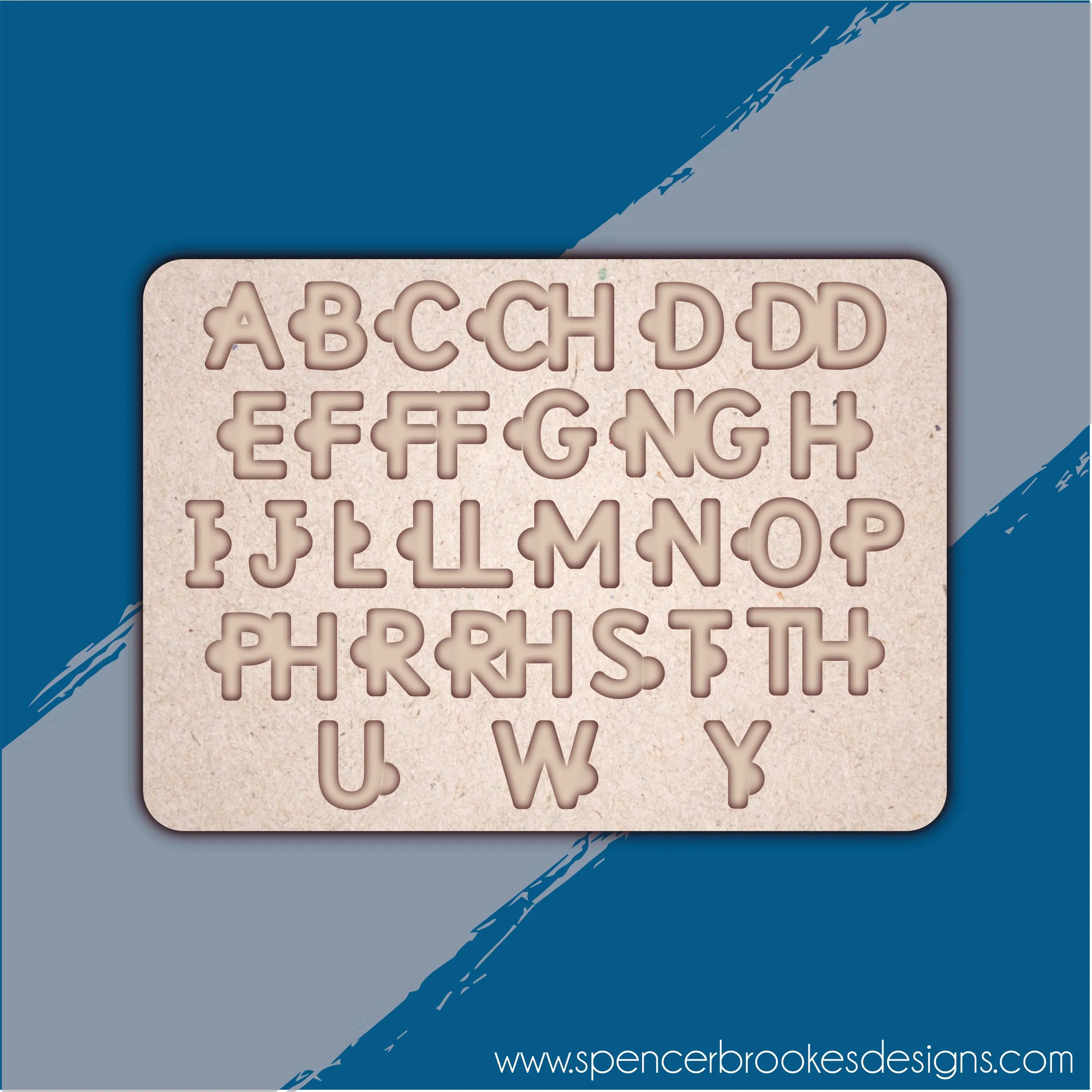 MDF Welsh Alphabet Puzzle - Uppercase