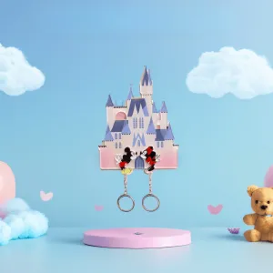 Mickey And Minnie Castle Wall Key Holder Set