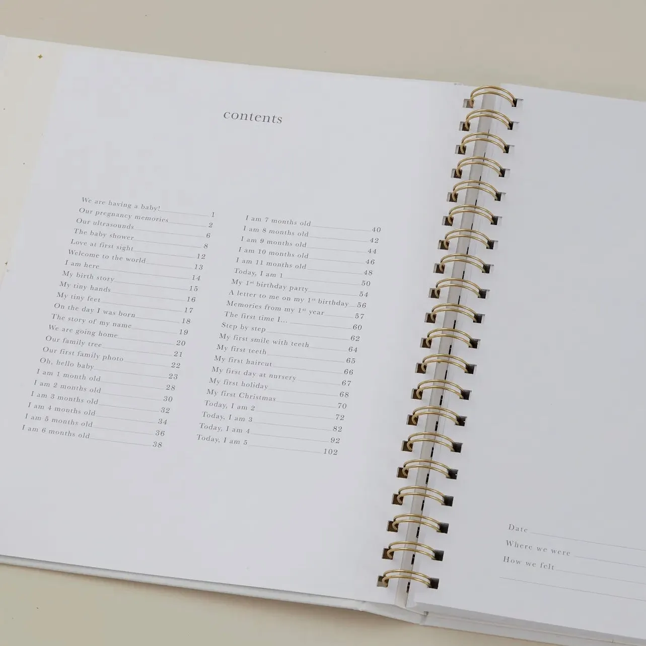 My Baby Book - Luxury Keepsake