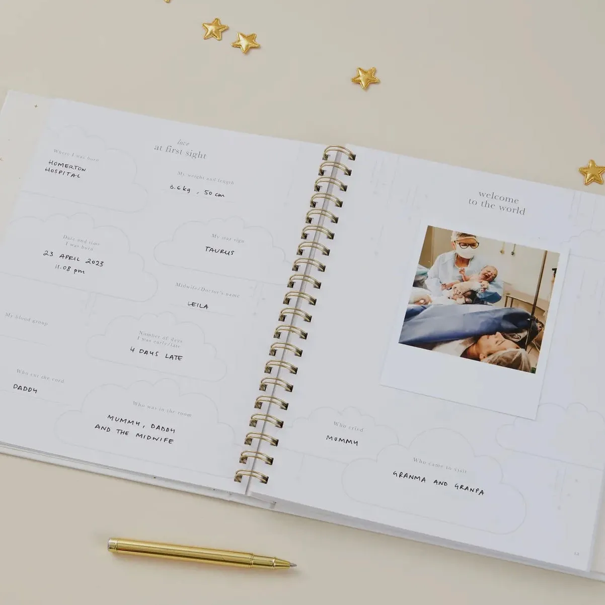 My Baby Book - Luxury Keepsake