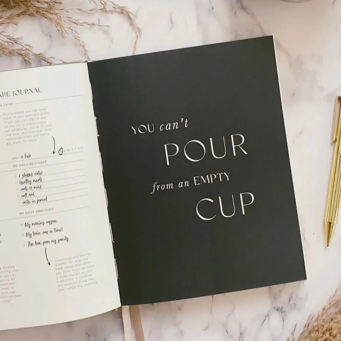 My Daily Self Care Journal - Emerald