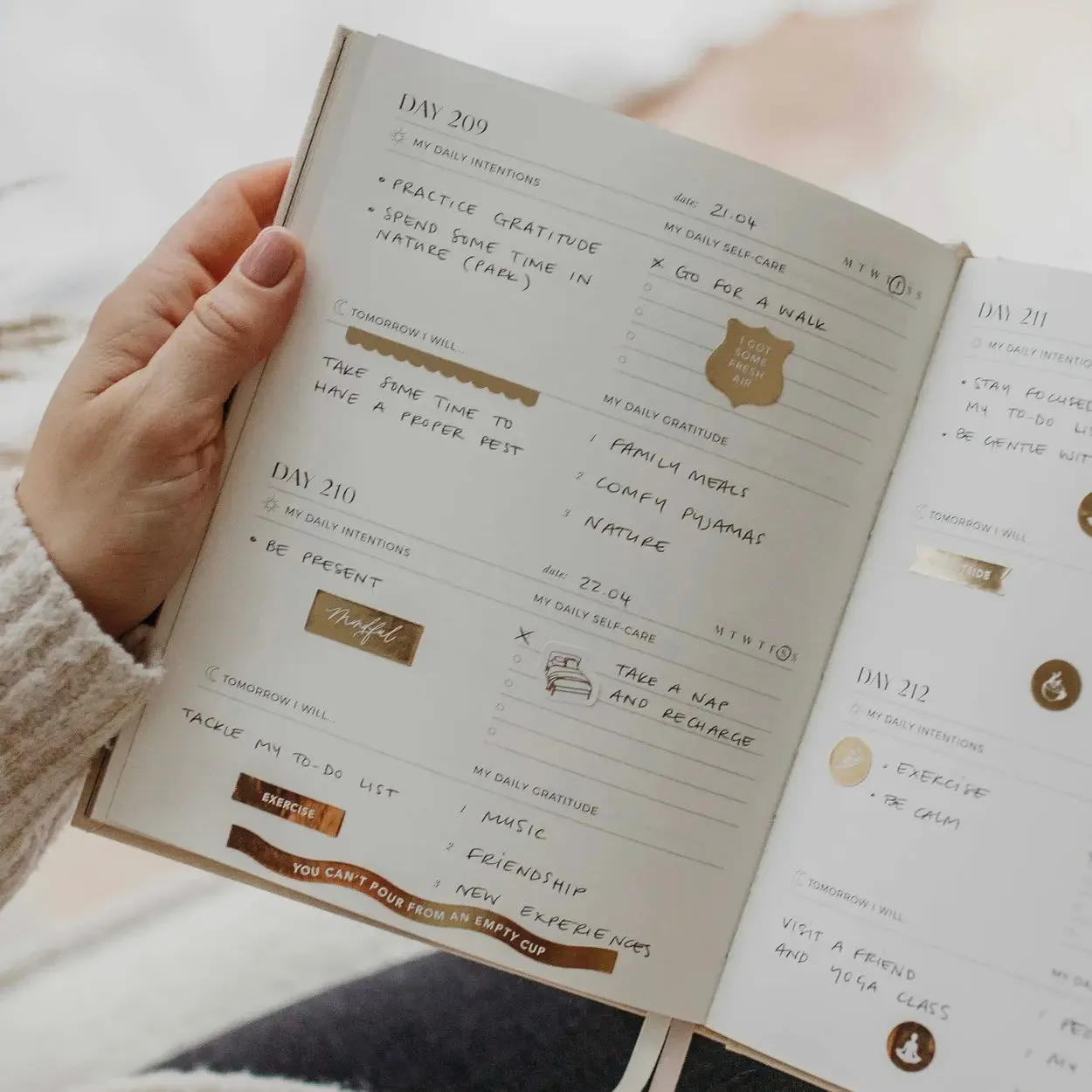 My Daily Self Care Journal - Emerald