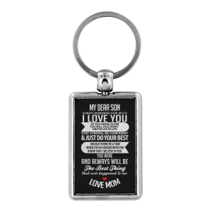 My Dear Son Keychain