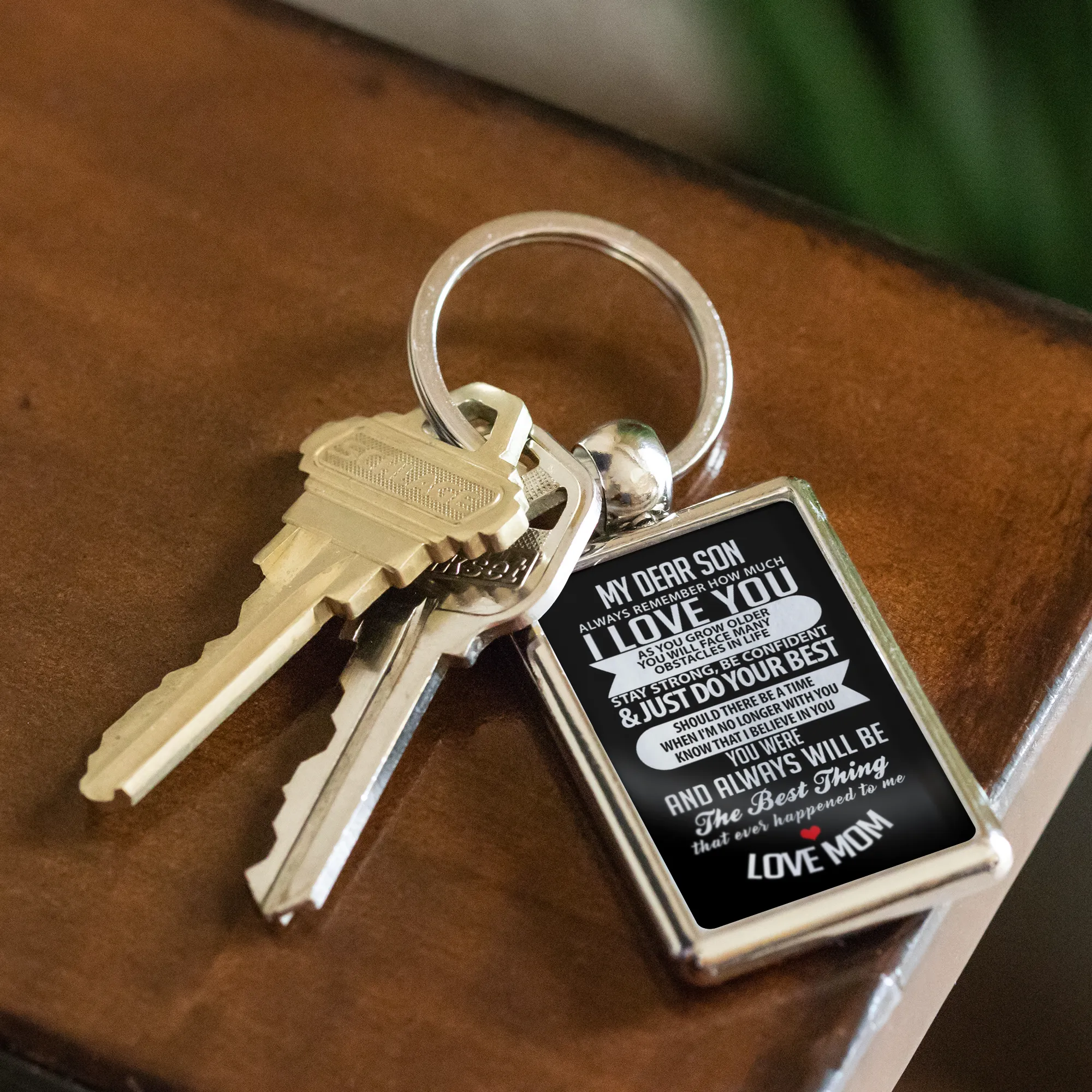 My Dear Son Keychain