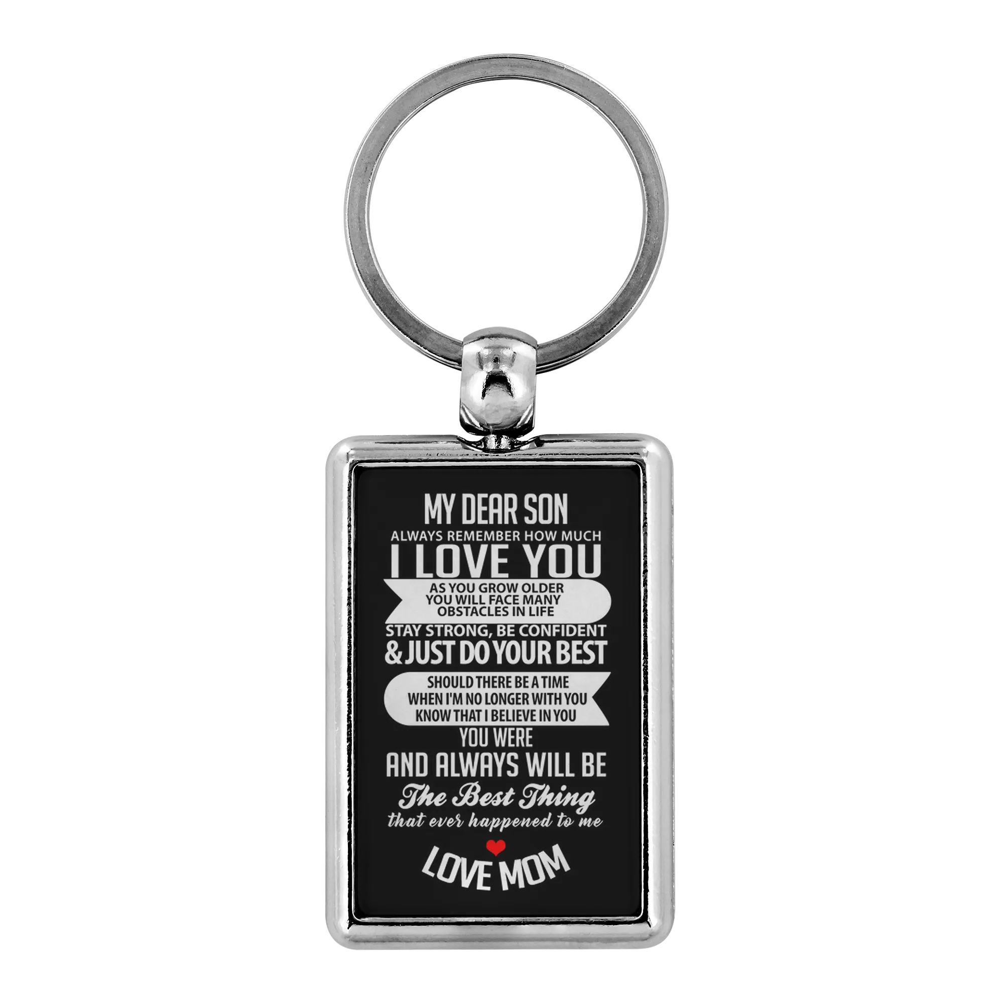 My Dear Son Keychain