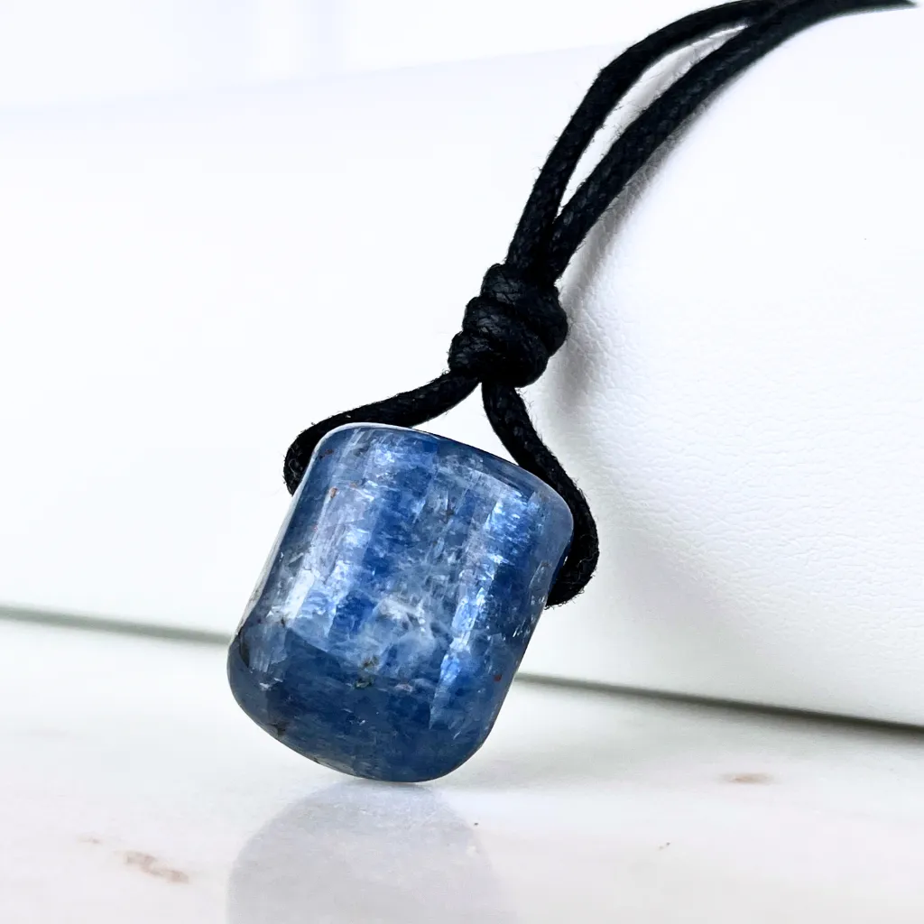 Natural Kyanite Pendant - Exclusive OOAK Gemstone