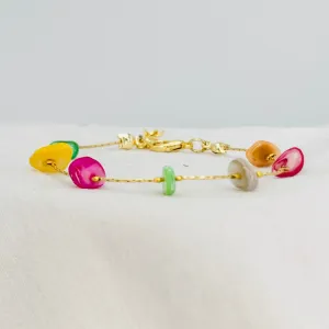 Natural Stone Adjustable Chain Bracelet – Elegant & Perfect 