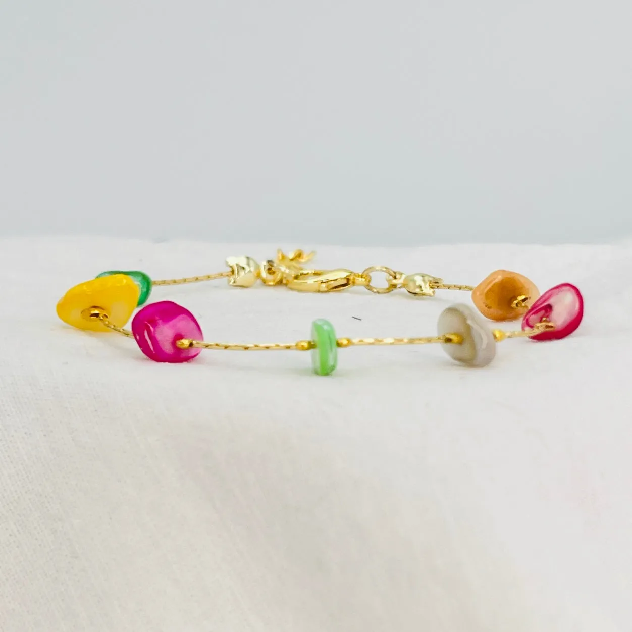 Natural Stone Adjustable Chain Bracelet – Elegant & Perfect 