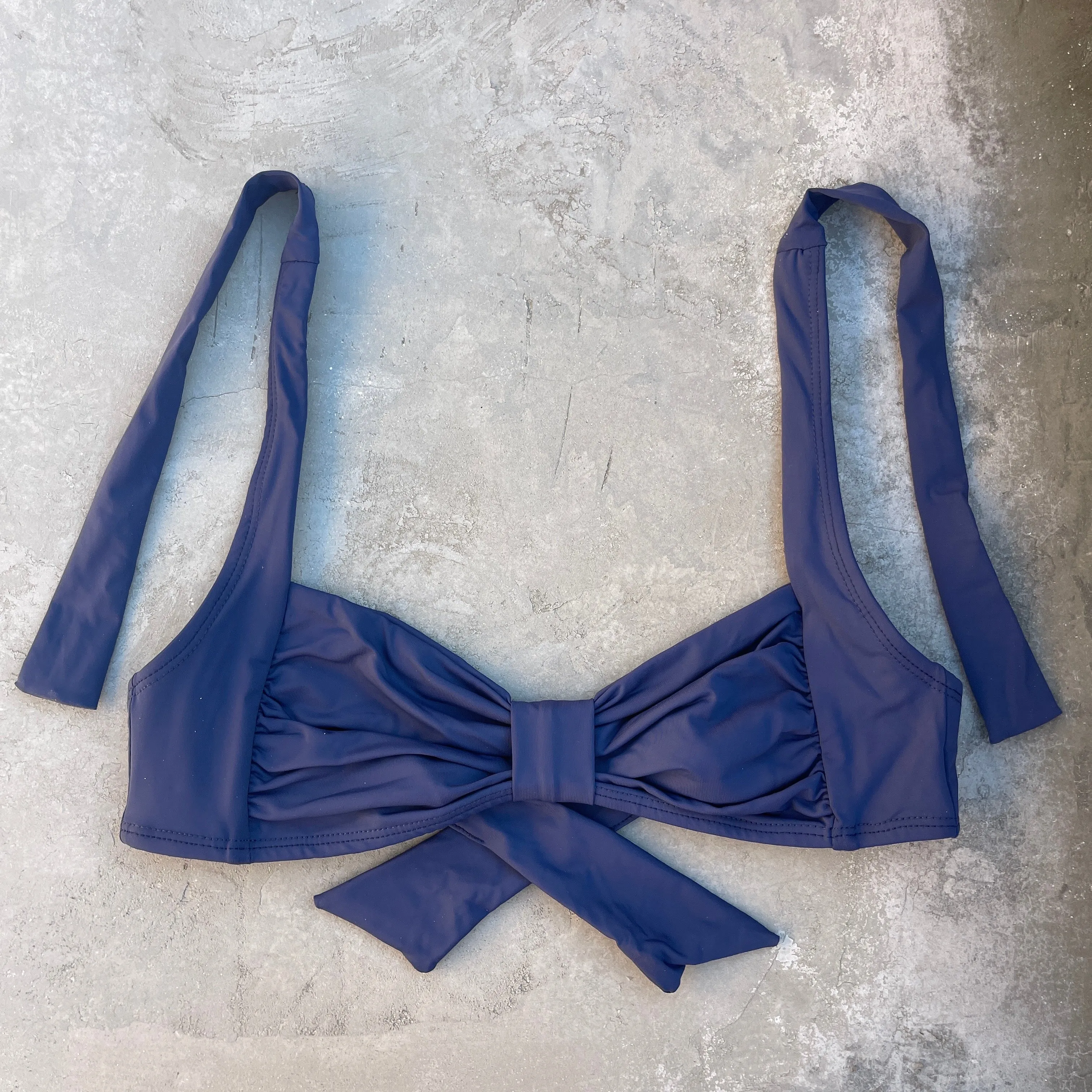 Navy Blue Leda Bikini Top