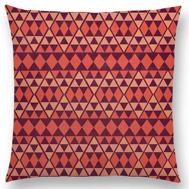 New Hippie Boho Acqua Navajo Aiyana Decorative Pattern Ethnic Tribal Prints Tipi Geometric Stripe Cushion Cover Pillow Case