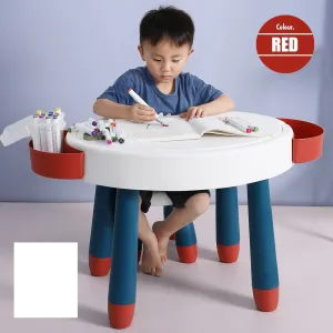 New Kids Multi-Activity Play Table with chair! Great as an art, lego, water, storage table!