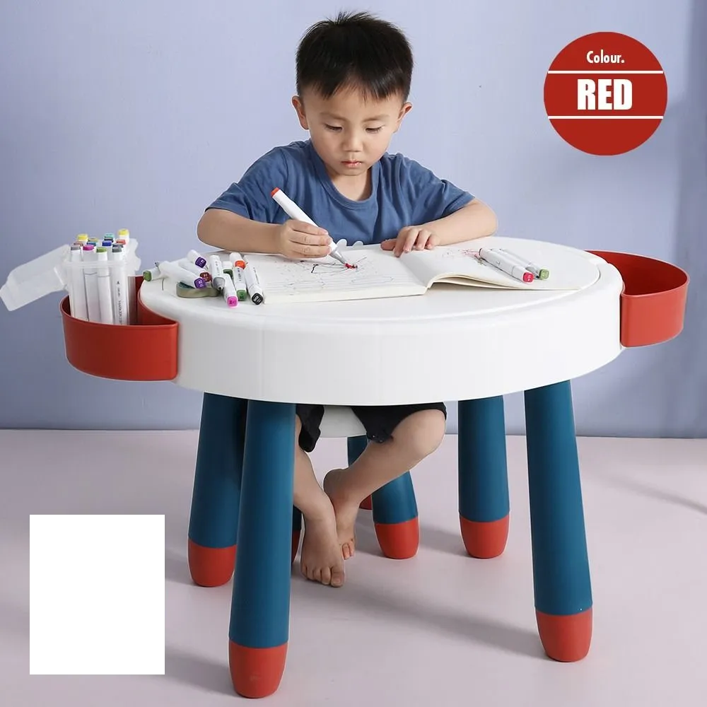 New Kids Multi-Activity Play Table with chair! Great as an art, lego, water, storage table!