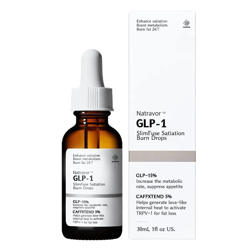 NEW Natravor™ GLP-1 Slimfuse Satiation Burning Drops, efficient and effortless weight-loss! Retails $80