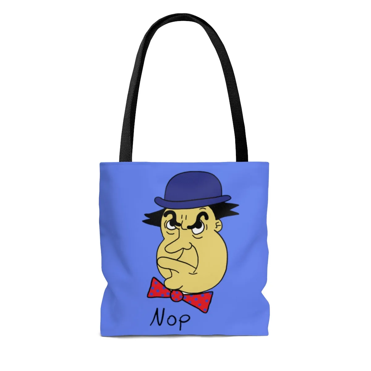 Nop light blue AOP Tote Bag
