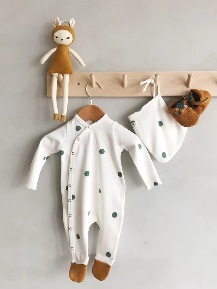 Oat Dots Pixie Bonnet- EXCLUSIVE