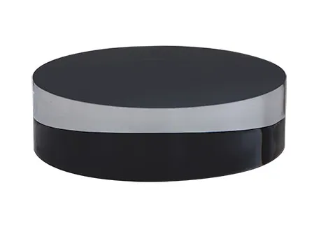 Onyx Lucite Stand Round