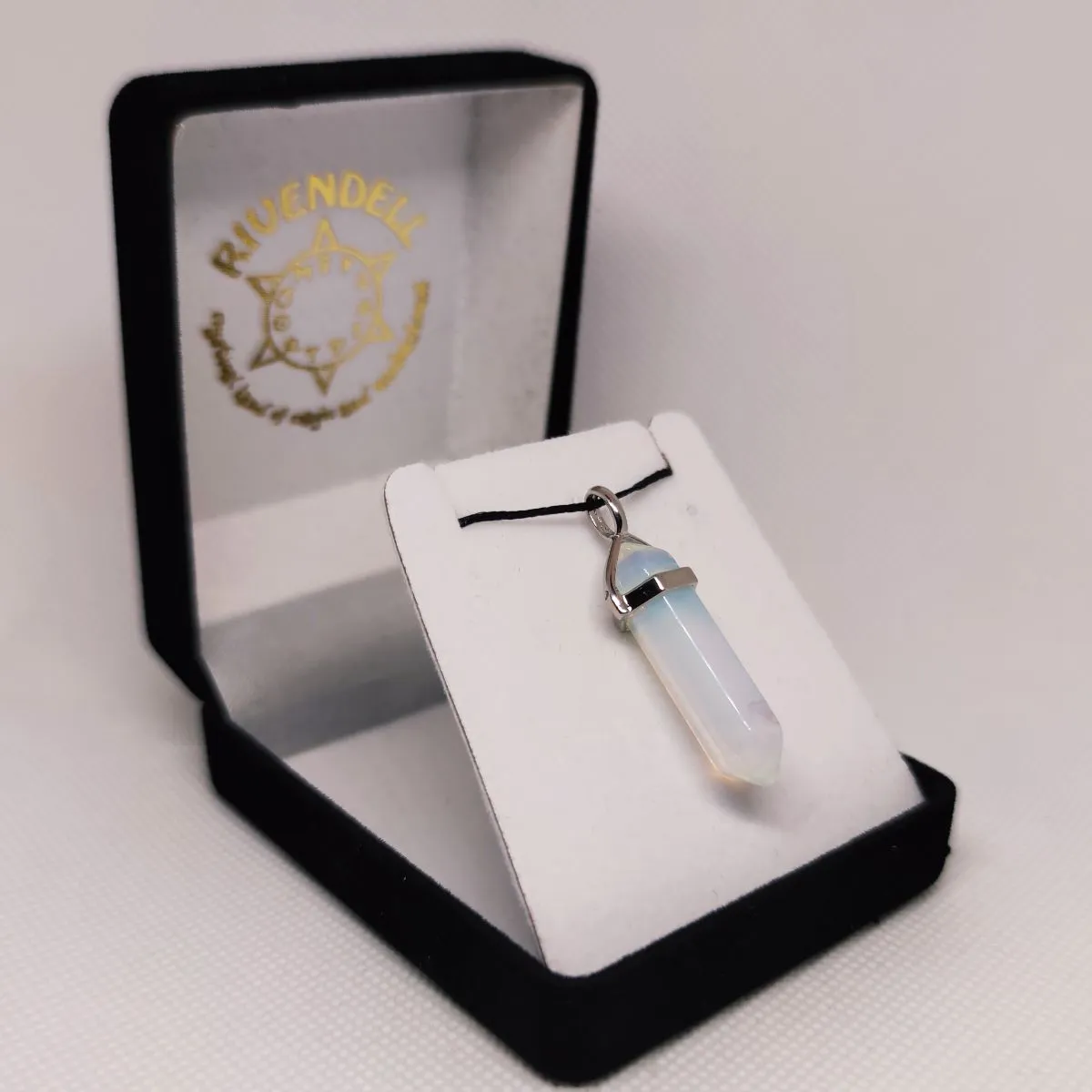 Opalite Crystal Point Pendant